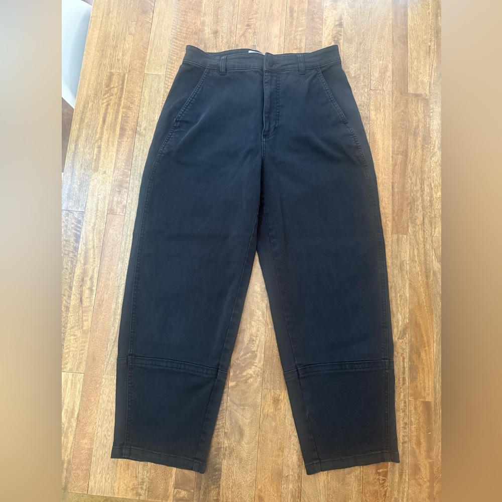 Everlane Black Utility Barrel Pant 8